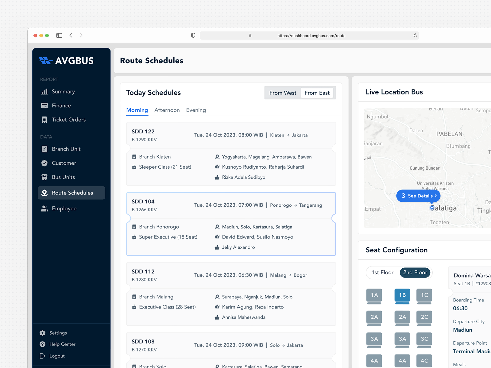 Bus Ticketing System